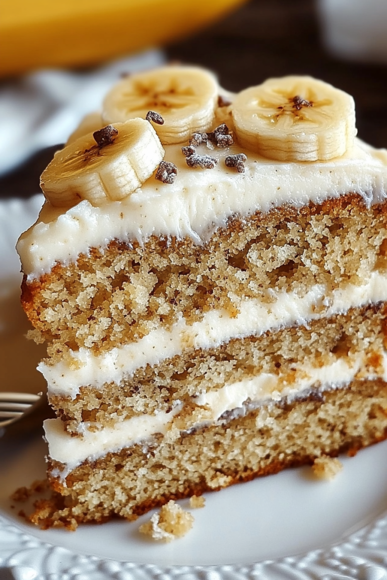 Banana Bread Cake with Cream Cheese Frosting