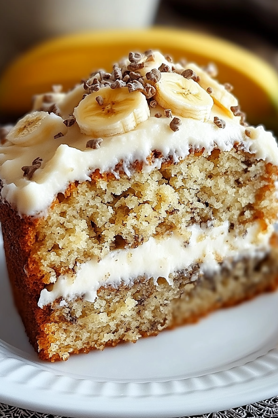 Banana Bread Cake with Cream Cheese Frosting
