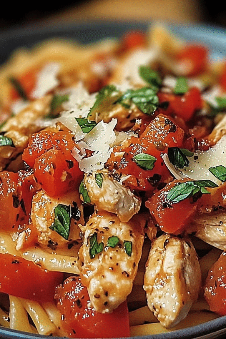 Bruschetta Chicken Pasta