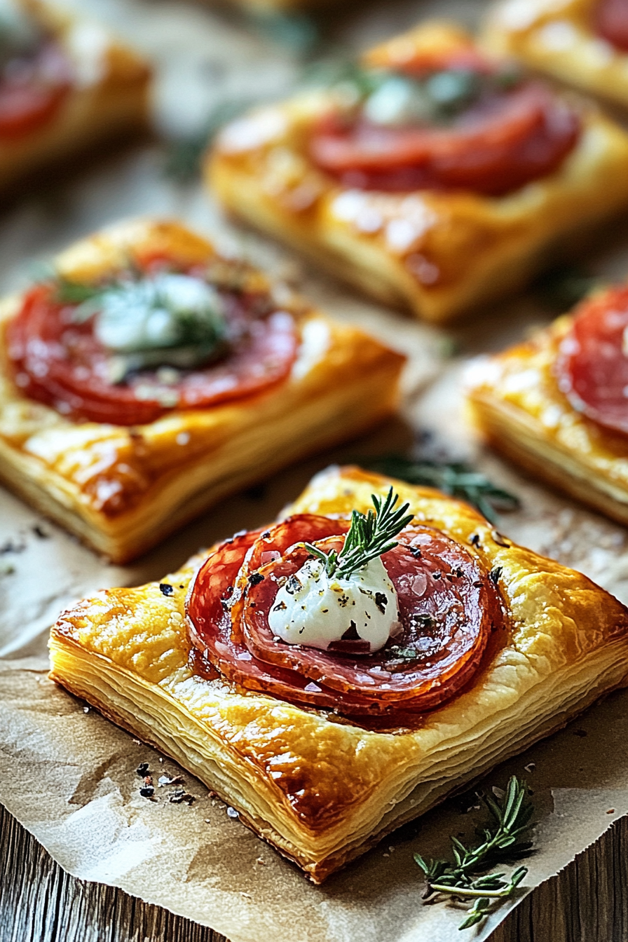 Christmas Puff Pastry Charcuterie Squares The Perfect Holiday Snack