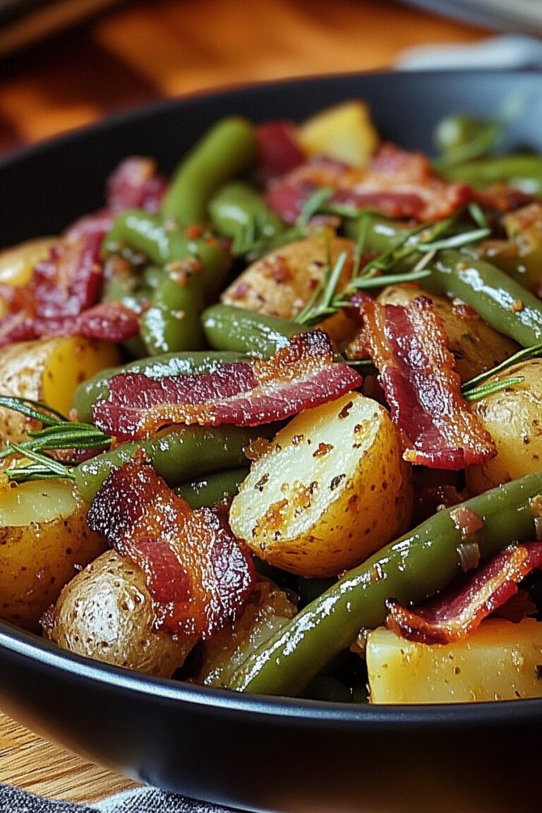 Country Ranch Green Beans n Potatoes with Bacon