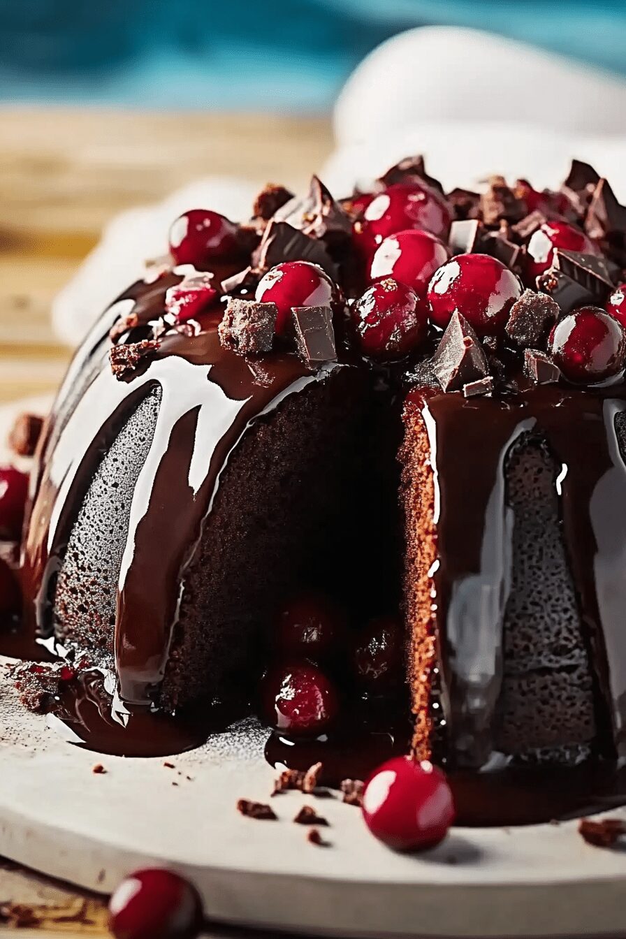 Cranberry Chocolate Crunch Bundt