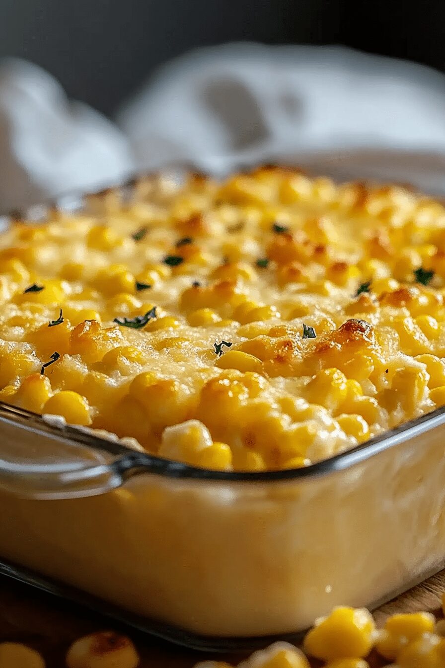 Cream Cheese Corn Casserole