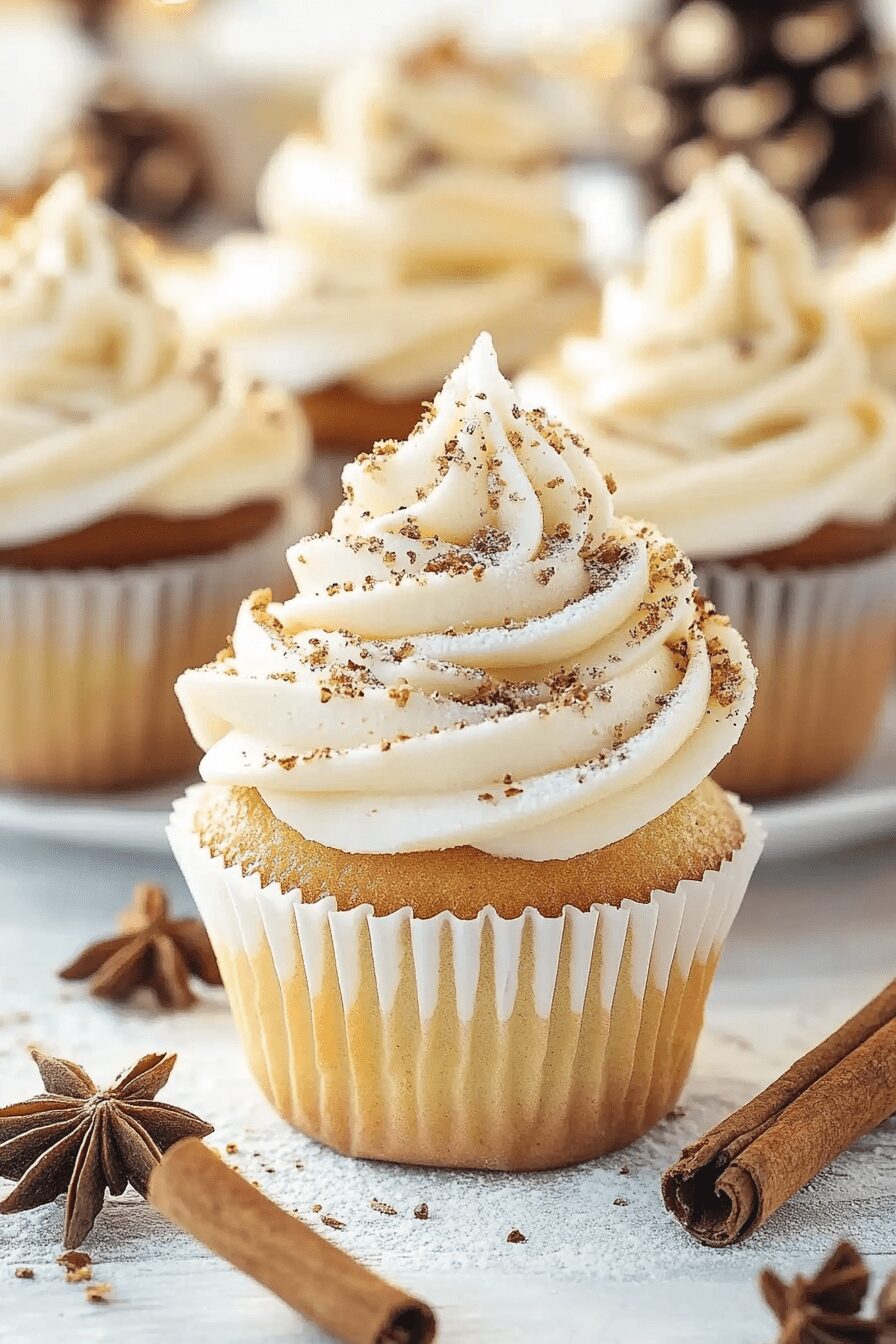 Eggnog Cupcakes
