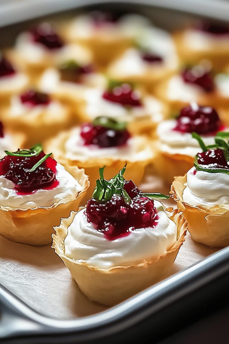 Jalapeno Cranberry Cream Cheese Bites