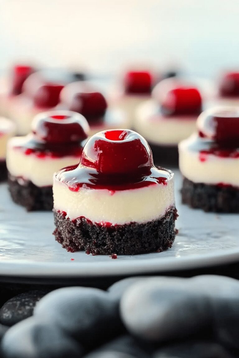 Mini Cherry Cheesecakes