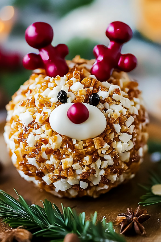 Rudolph Christmas Cheese Ball