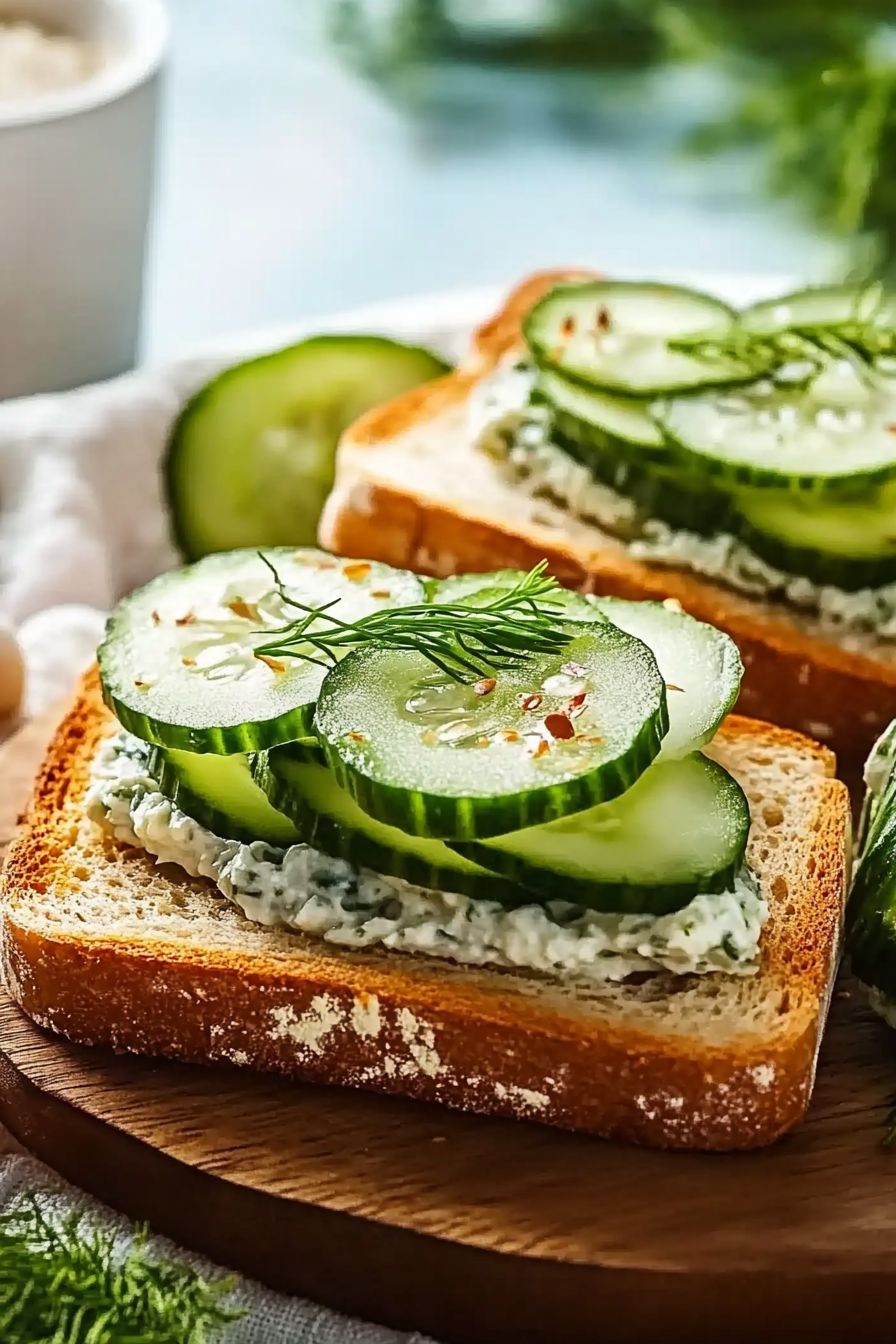 Savory Cucumber Sandwiches