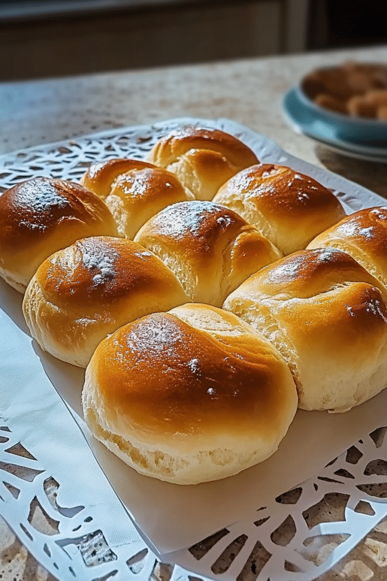 Soft and Milk Brioche Rolls