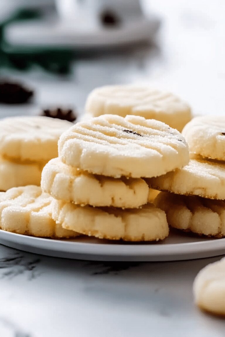 Whipped Shortbread Cookies