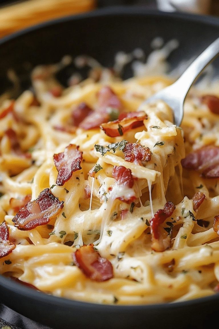 bacon pasta