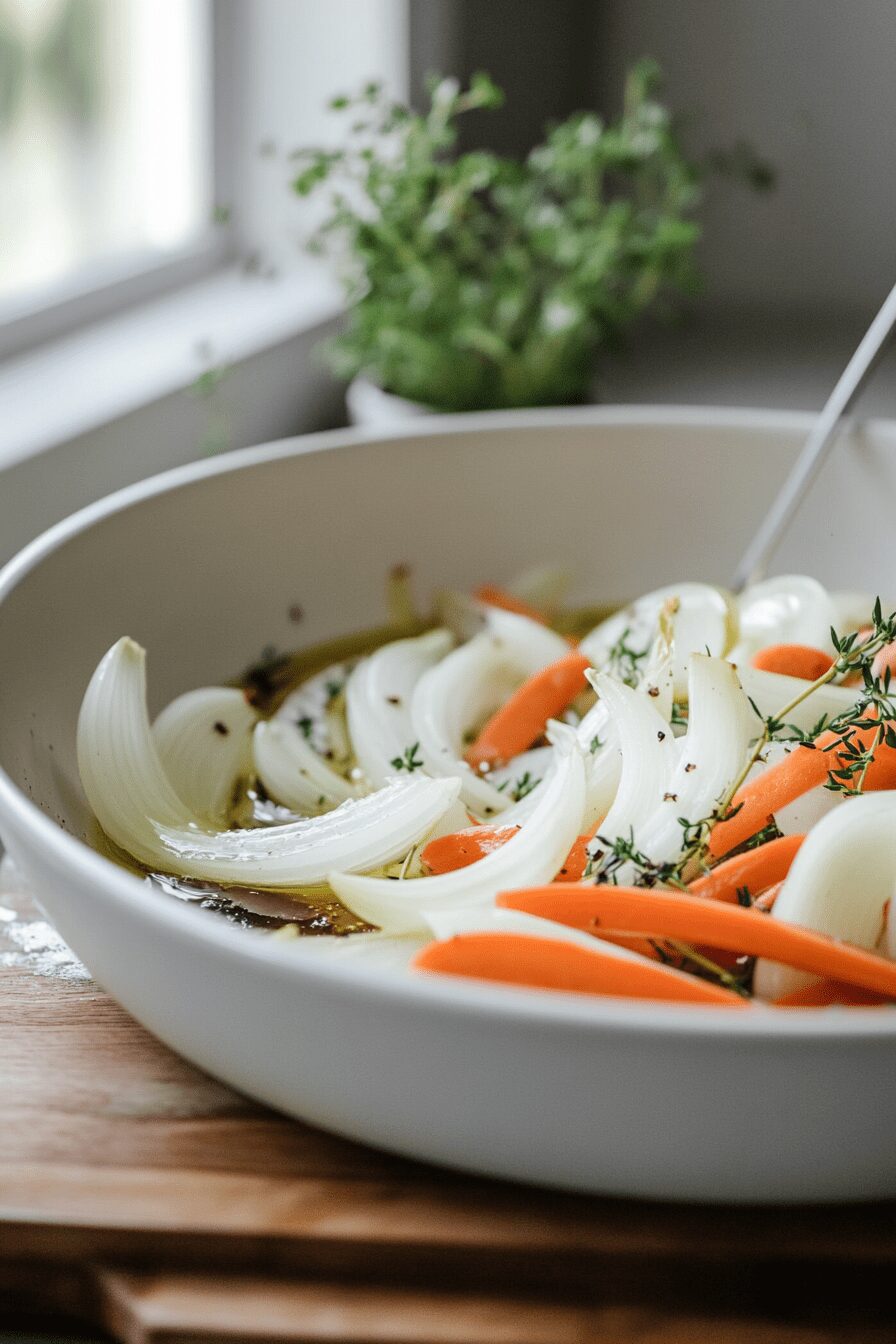 balsamic roasted fennel and carrots