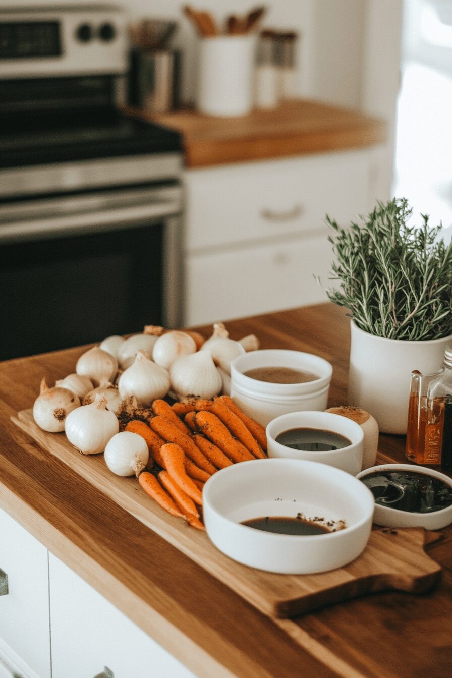 balsamic roasted fennel and carrots