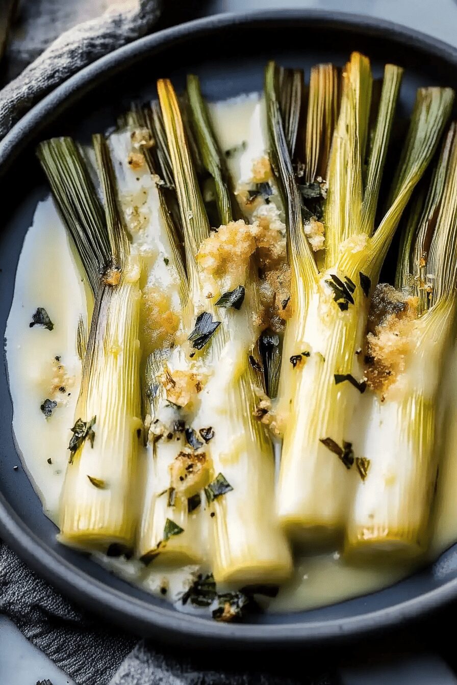 braised leeks