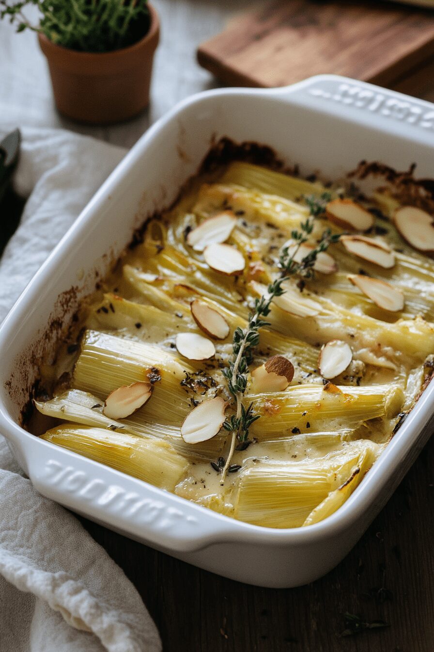 braised leeks