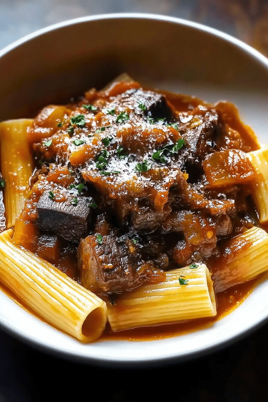 braised short rib ragu pasta