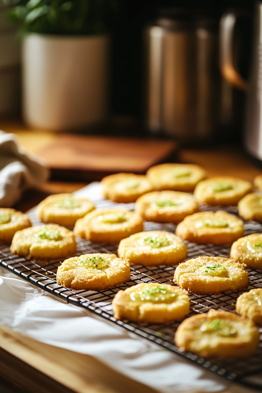 brown butter corn cookies
