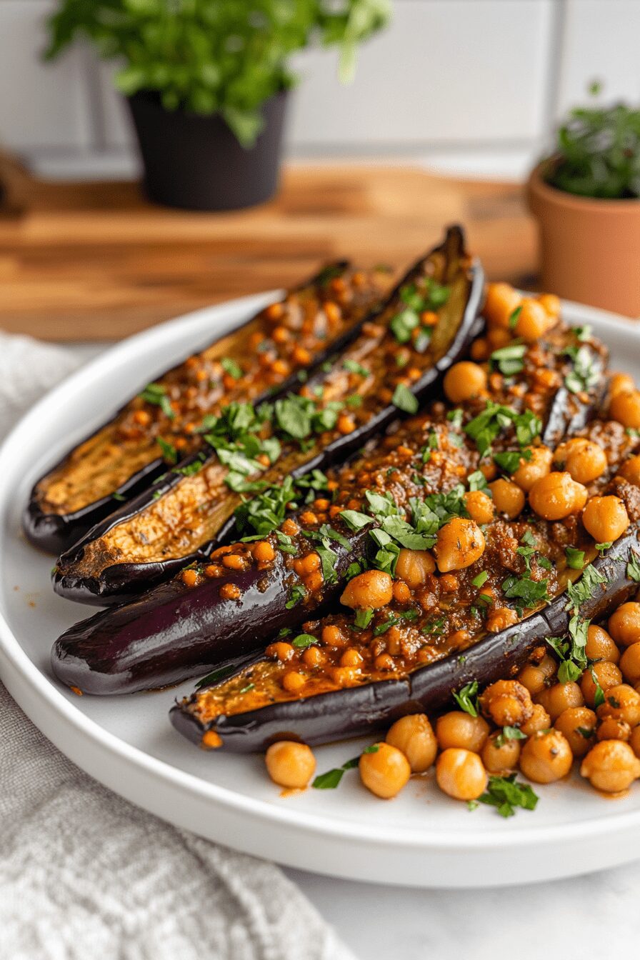calabrian chili butter eggplant