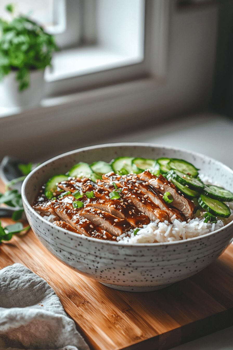 caramelised soy chicken
