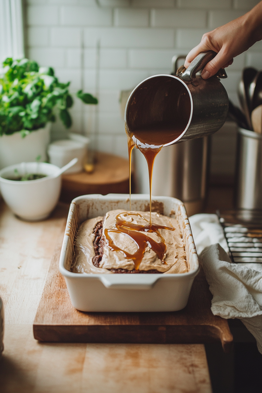 chocolate caramelised banana bread