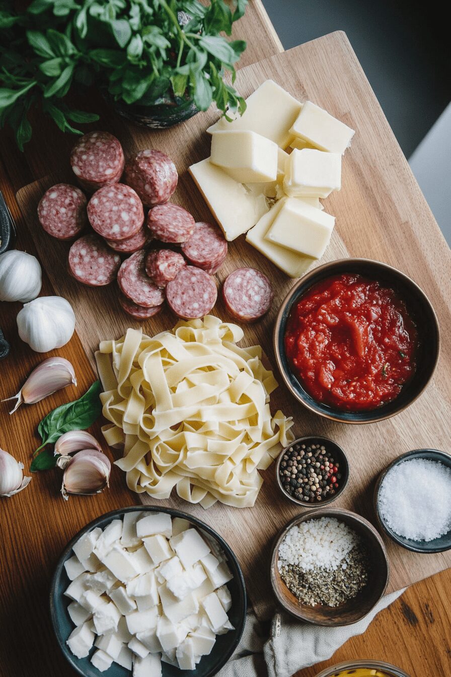 creamy calabrian chili pappardelle