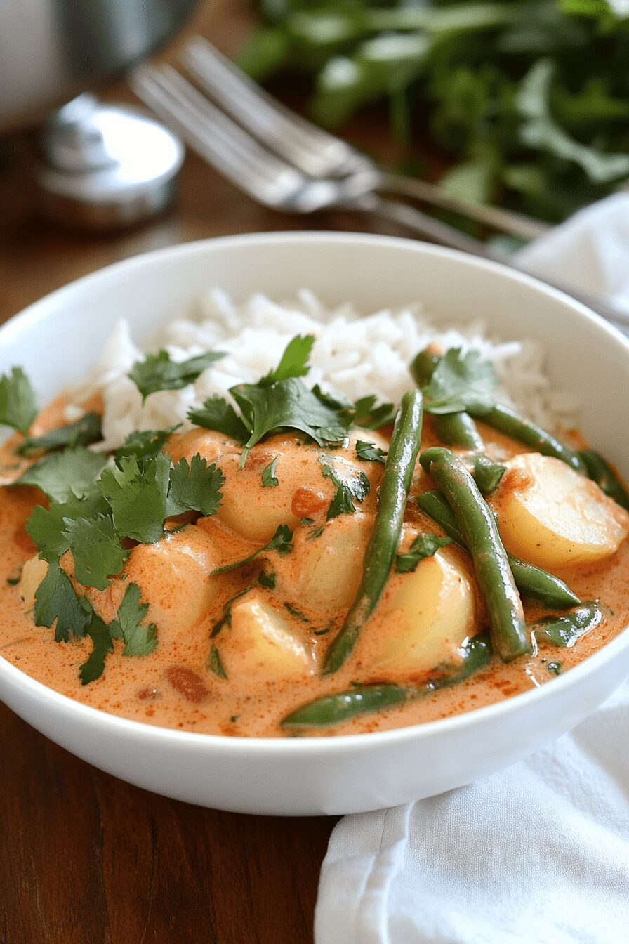 creamy harissa broth with rice