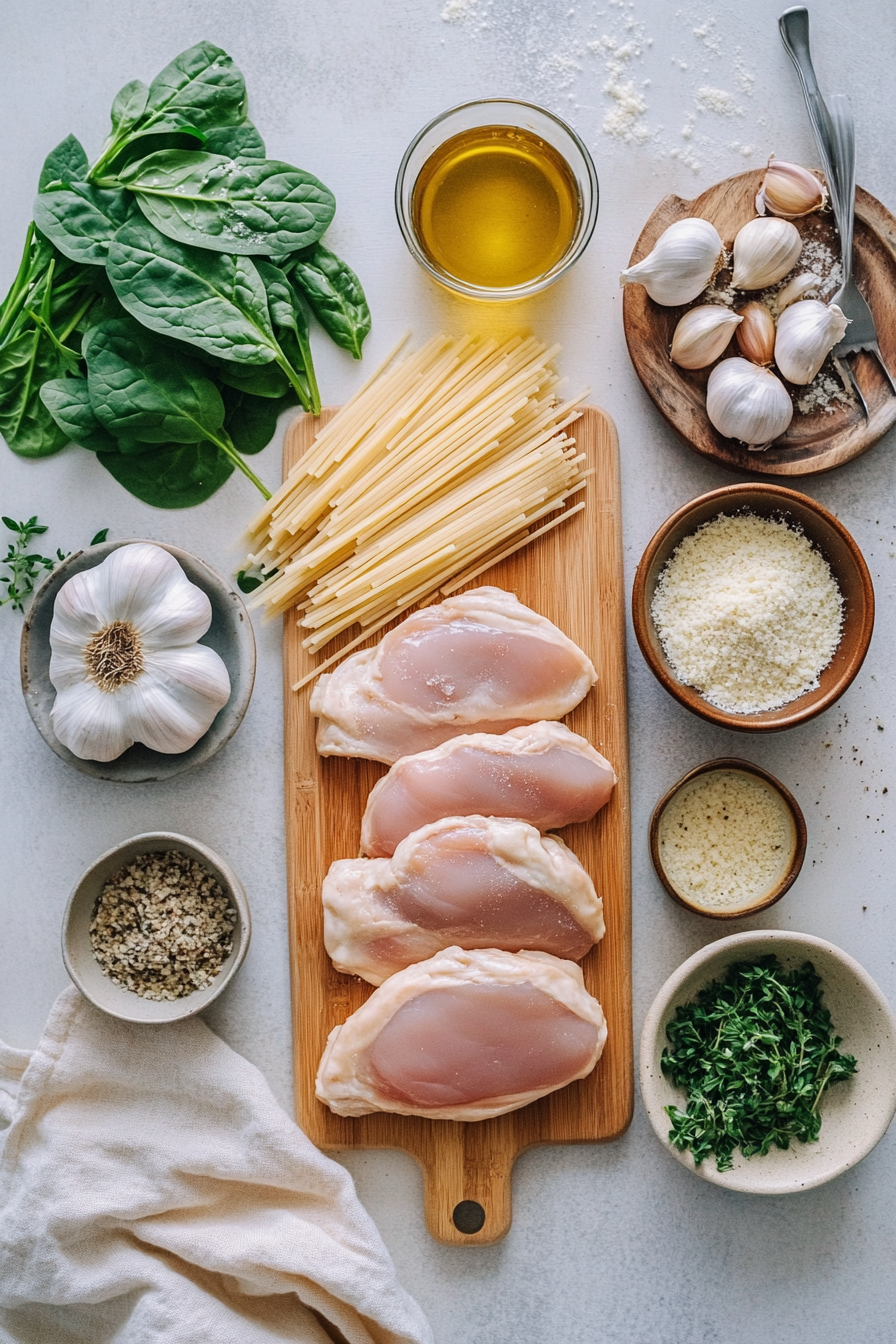 creamy parmesan chicken pasta
