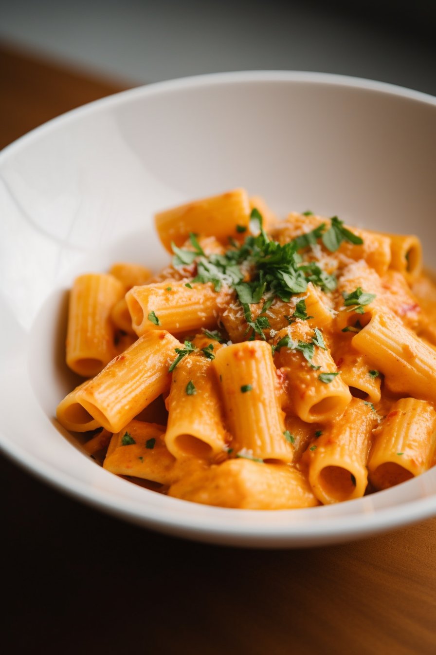 creamy tomato garlic pasta