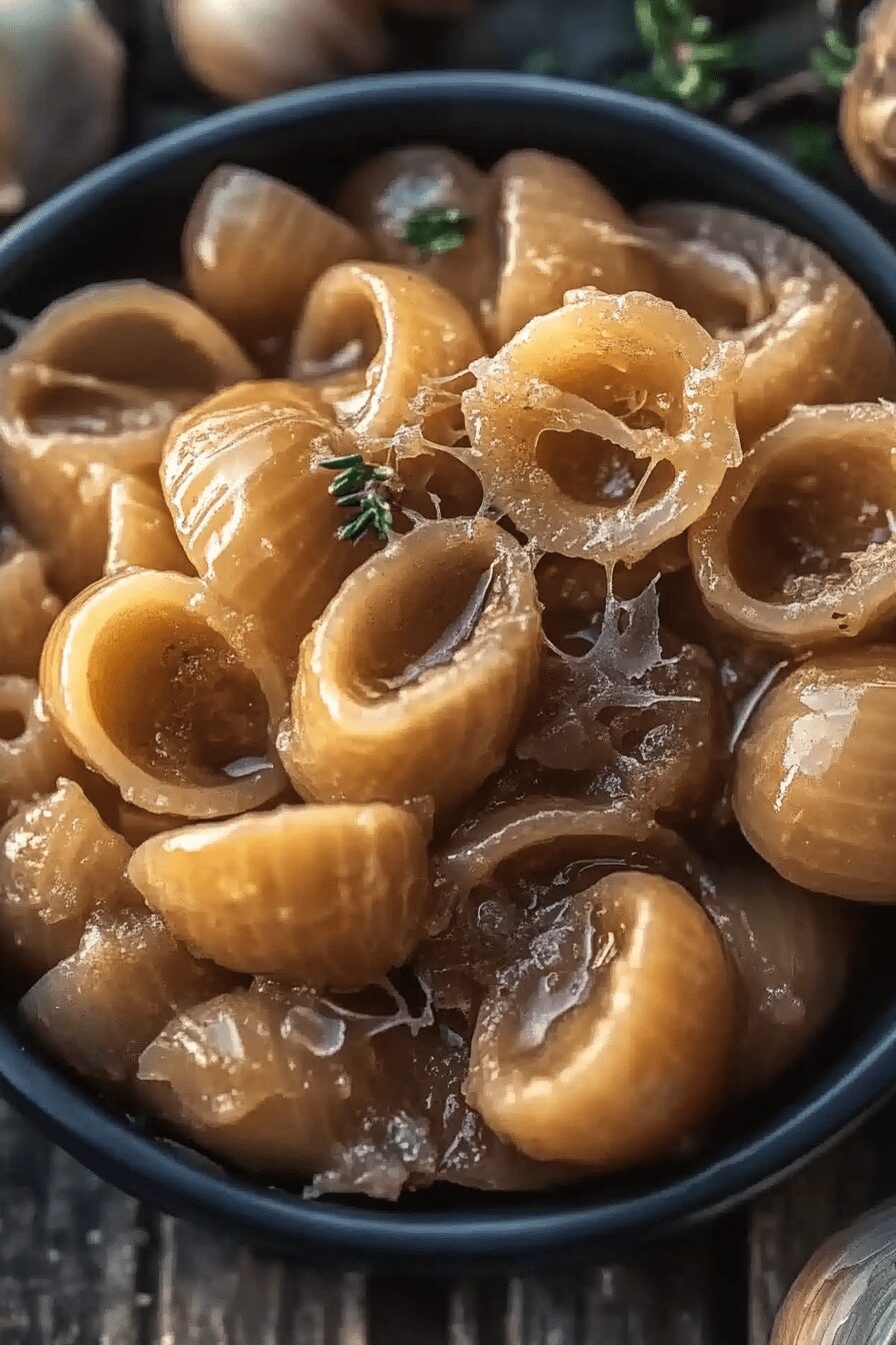 french onion pasta