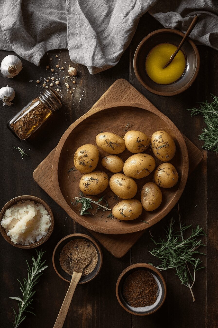 grilled new potatoes
