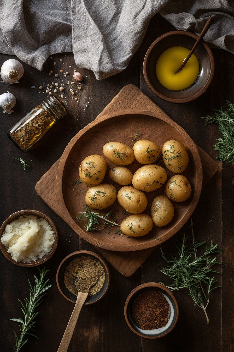 grilled new potatoes