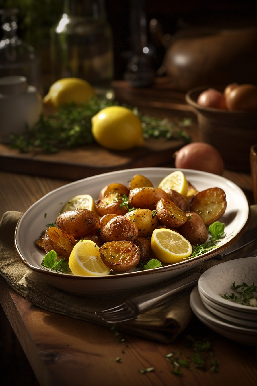 grilled new potatoes