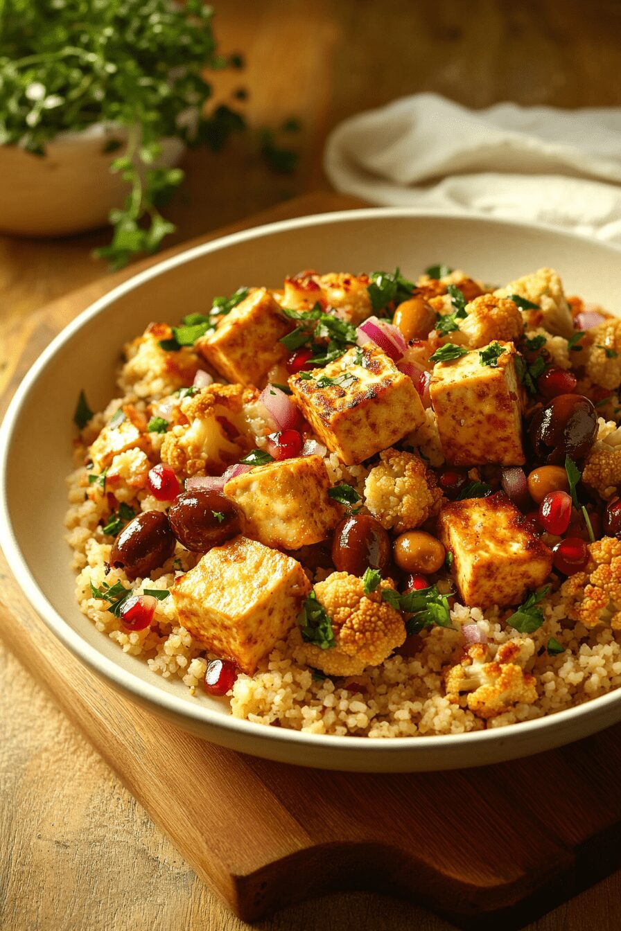 harissa tofu salad