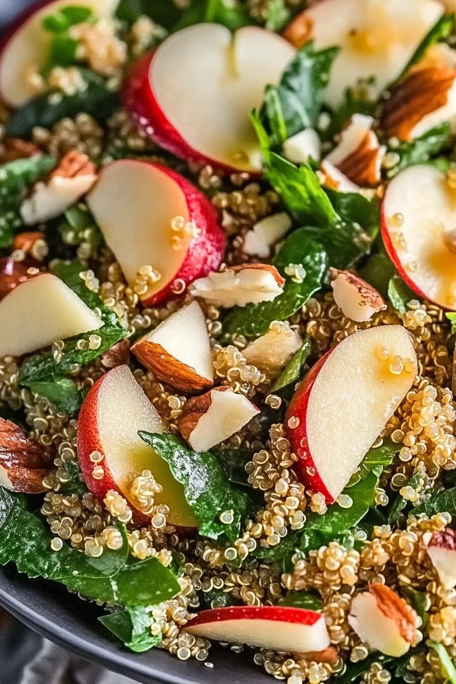 honey mustard quinoa apple salad