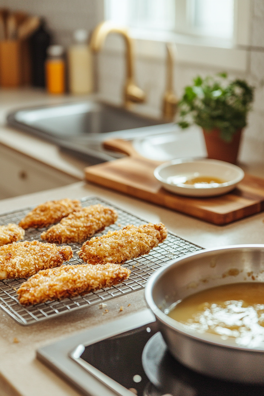 hot honey garlic chicken