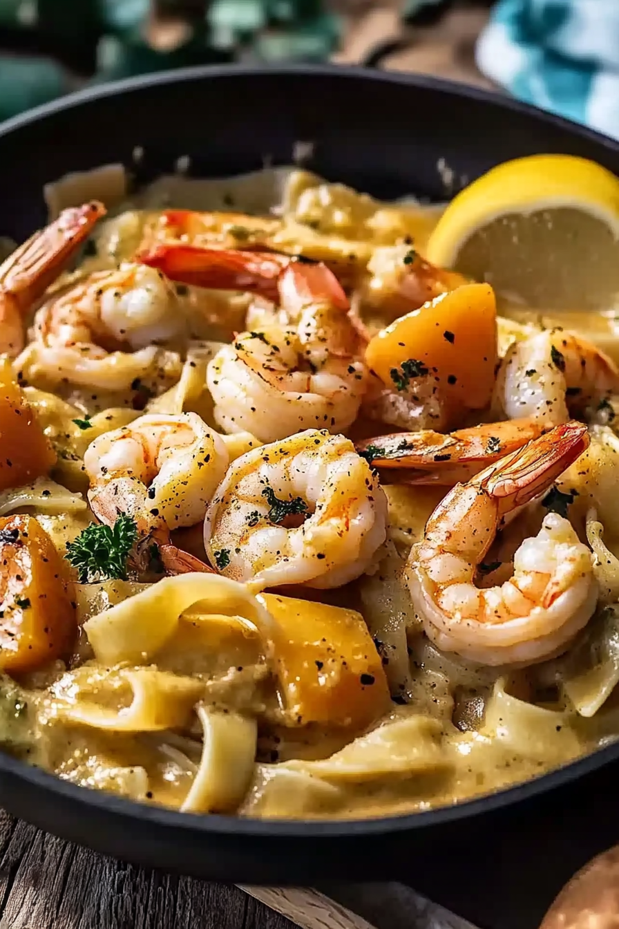 jamaican shrimp rasta pasta