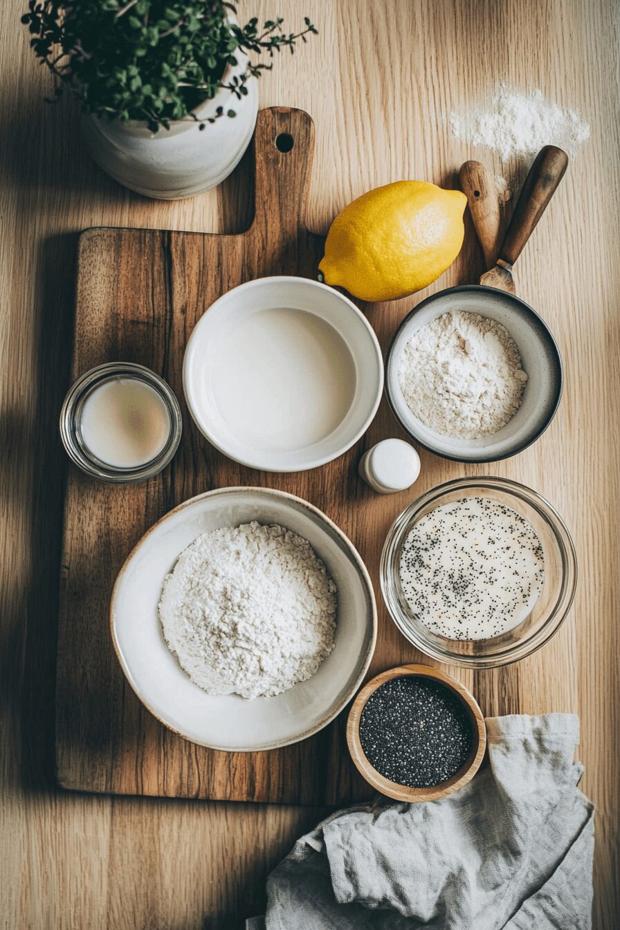lemon ricotta poppy seed pancakes