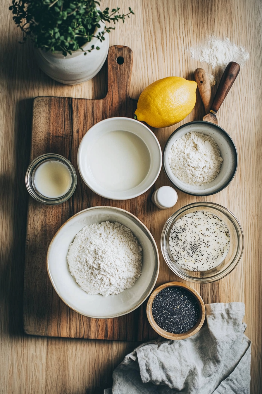 lemon ricotta poppy seed pancakes