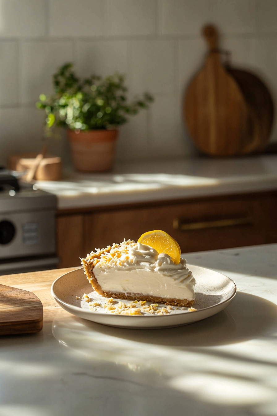 lemon sugar coconut cream pie
