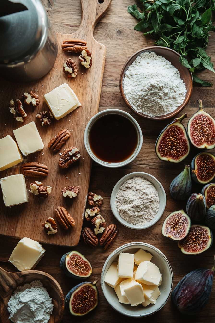 maple fig and pecan self saucing pudding