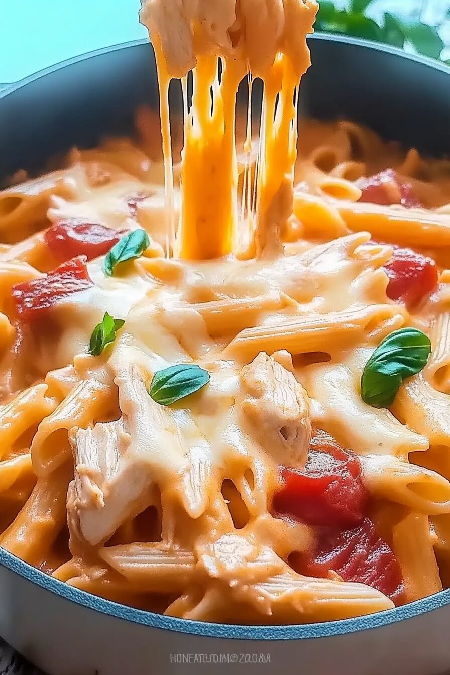 one pot cheesy chicken pasta