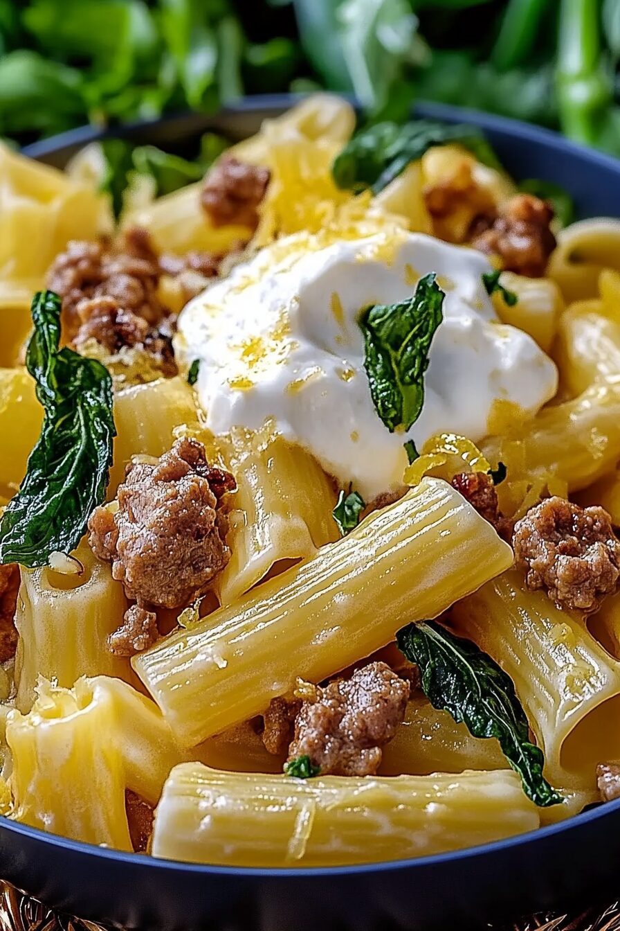 one pot lemony pasta