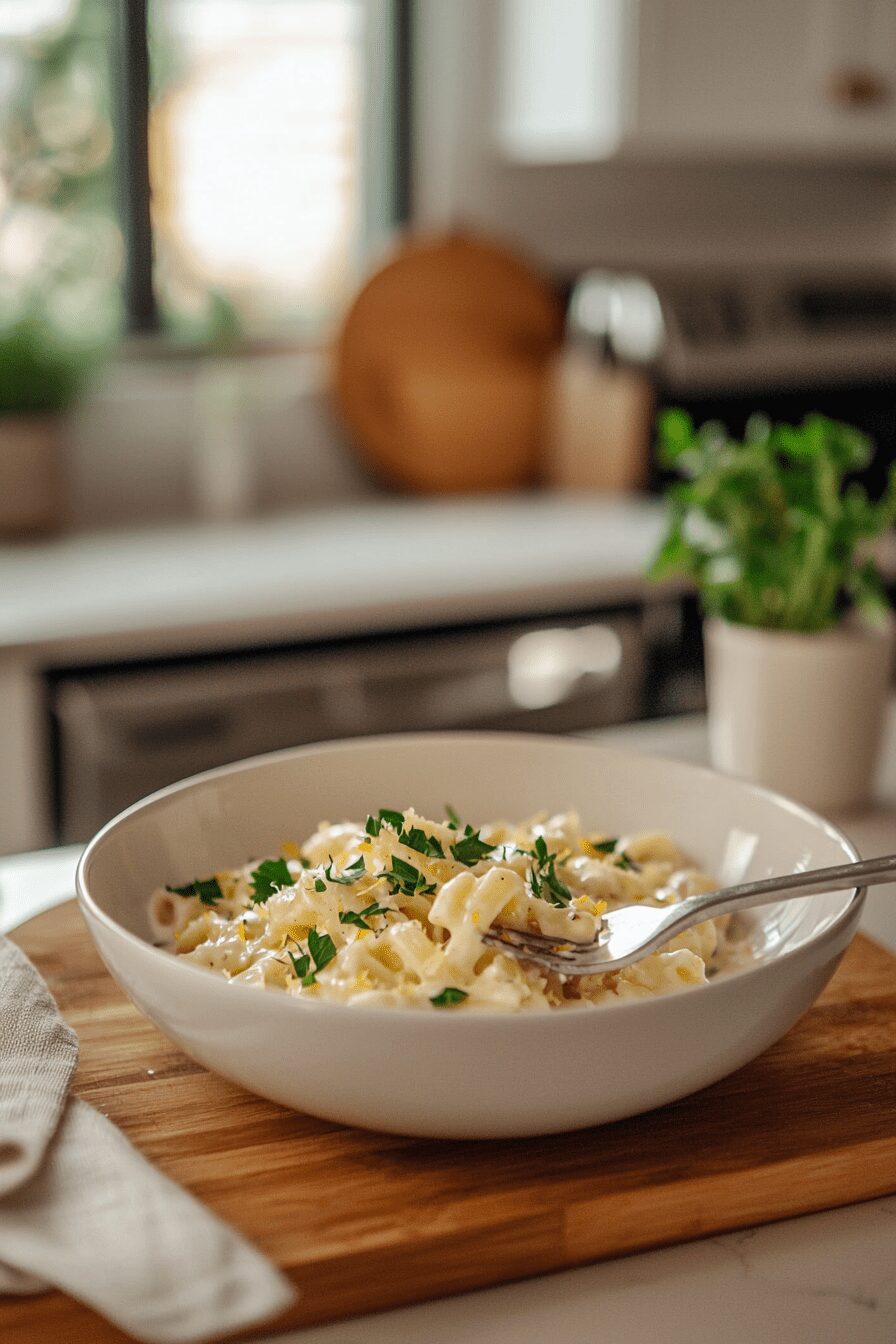 one pot lemony pasta