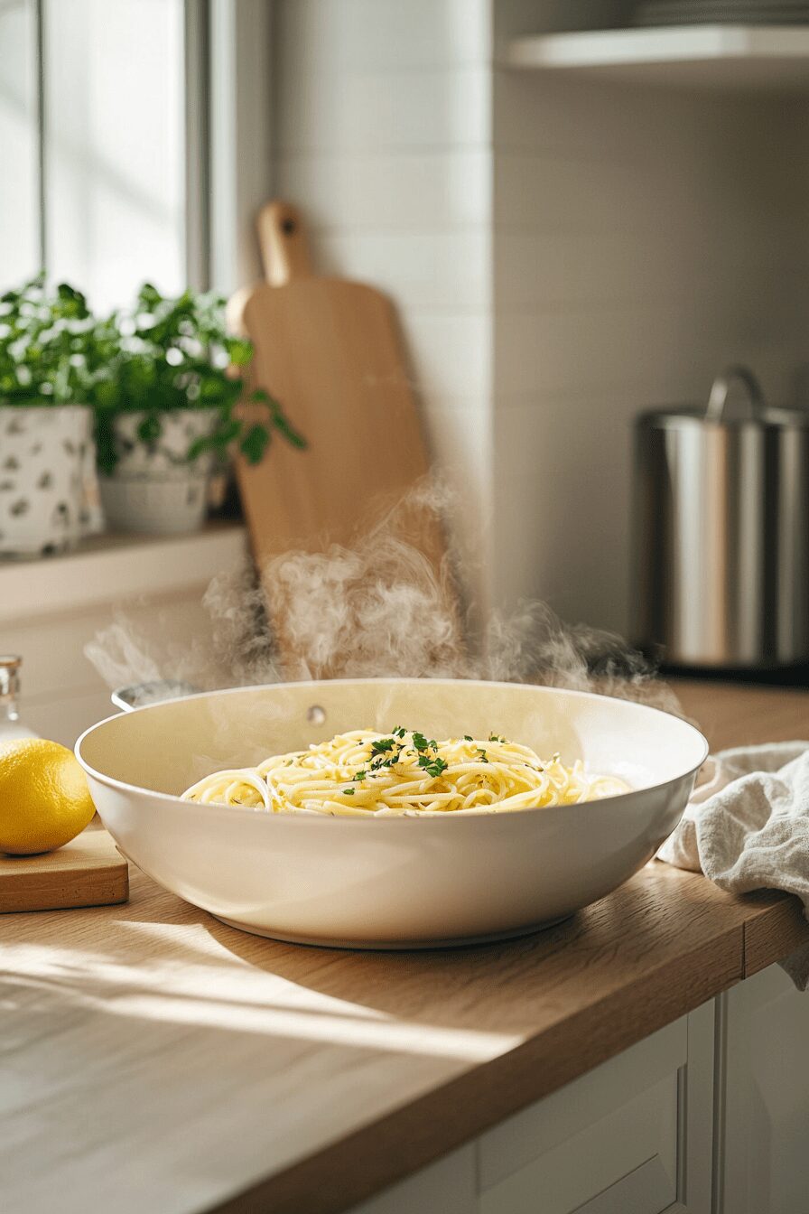 one pot lemony pasta