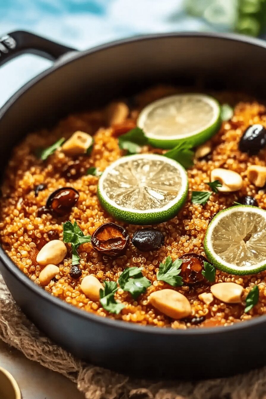 one pot moroccan quinoa