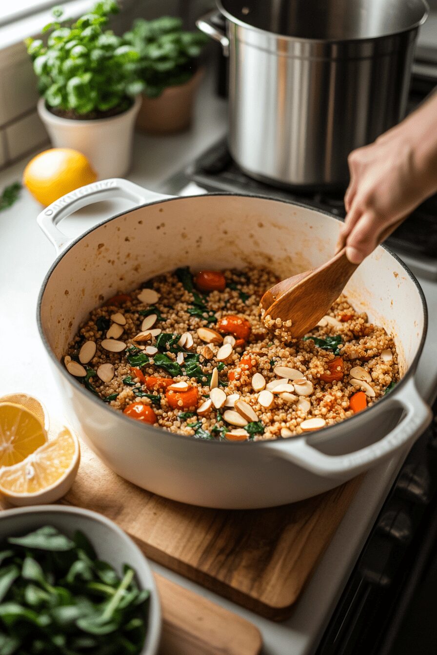 one pot moroccan quinoa
