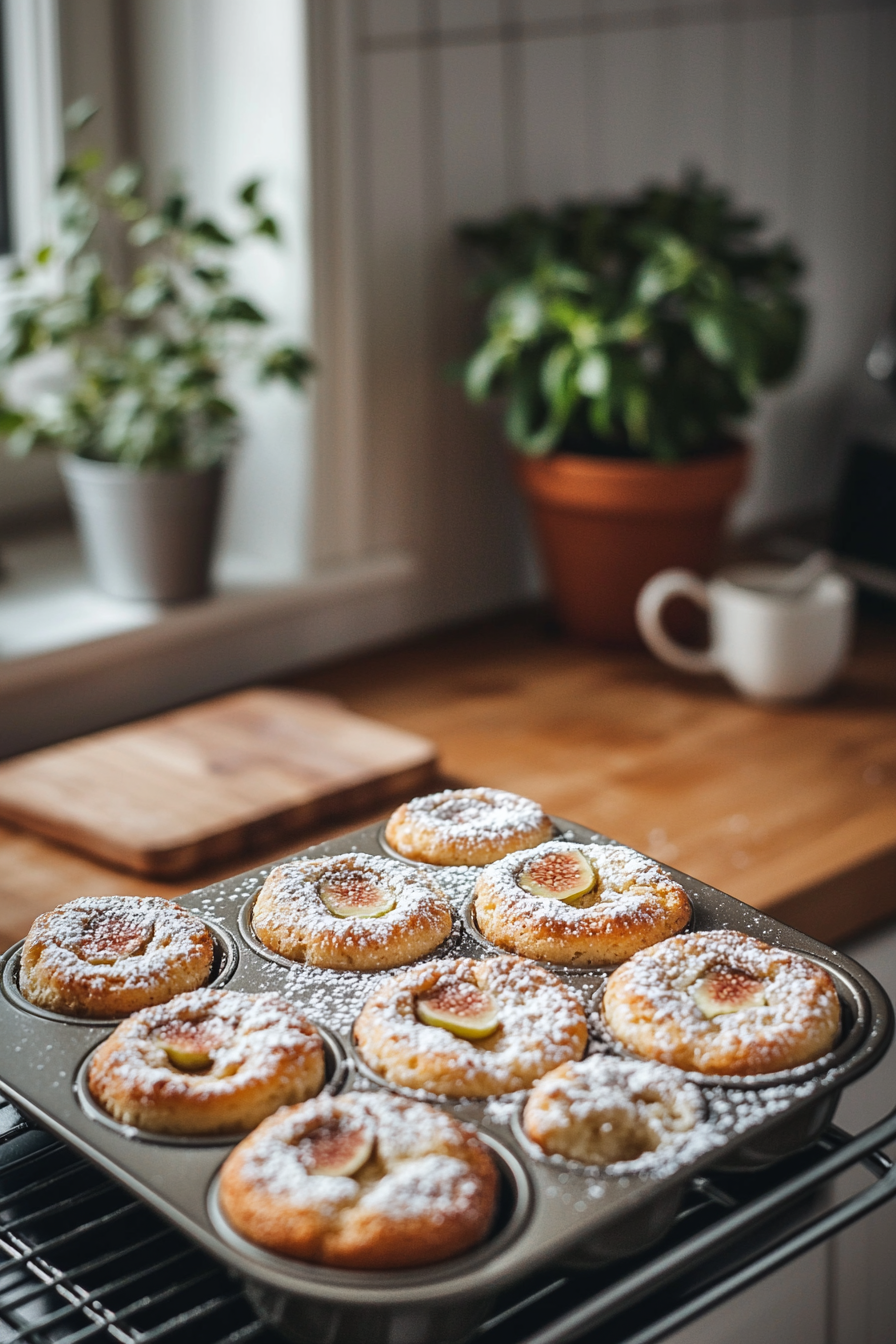 orange blossom fig friands