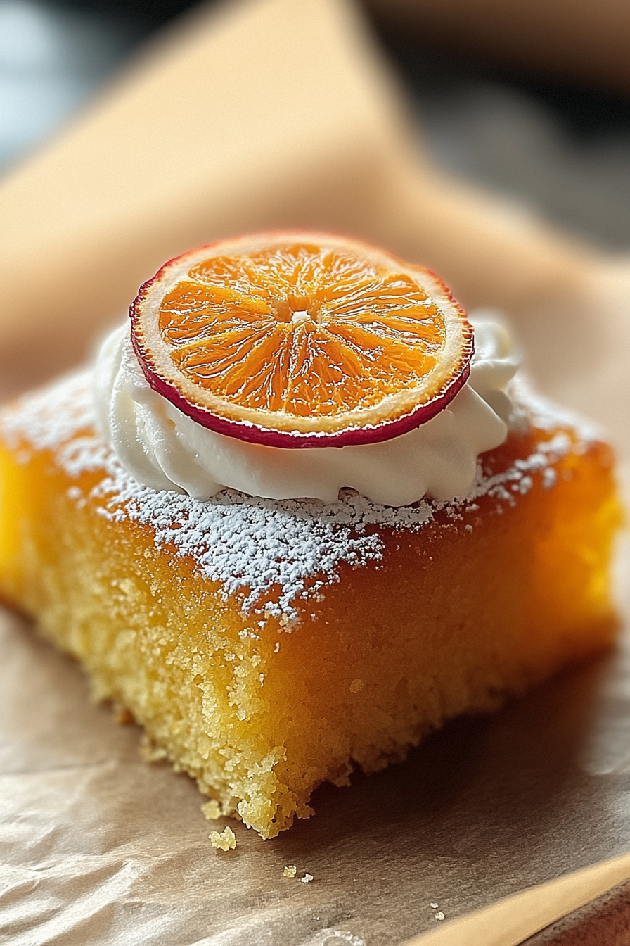 orange cornmeal olive oil cake