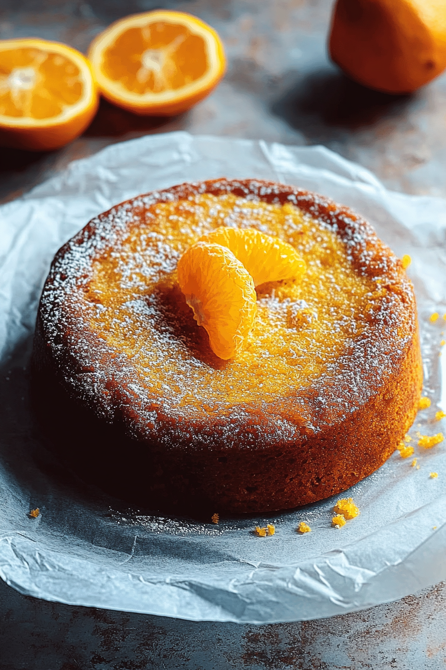 orange polenta cake