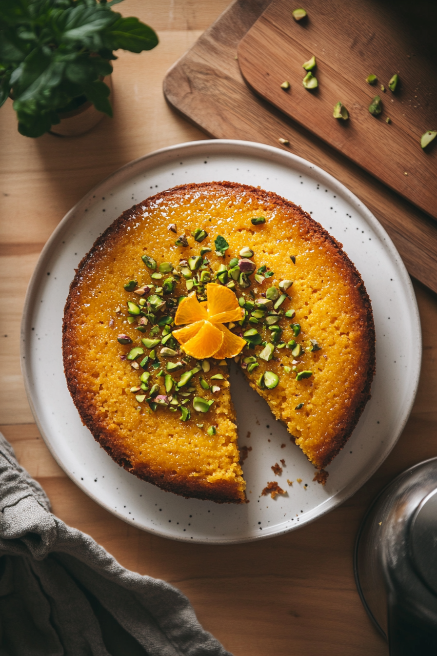 orange polenta cake